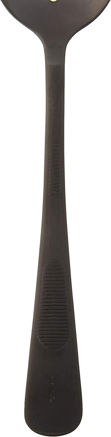 Mercer Culinary 18-8 Stainless Steel Plating Spoon, 7-7/8 Inch, Black