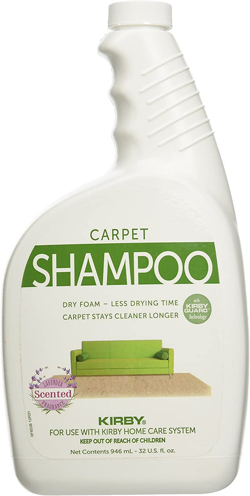 Kirby Vacuum Cleaner Quart Lavender Scented Carpet Rug Shampoo 32oz