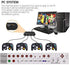 Gamecube Adapter for Nintendo Switch Gamecube Controller Adapter and WII U and PC, Super Smash Bros Gamecube Controller Adapter. Support Turbo and Vibration Features with 180cm Long Cable