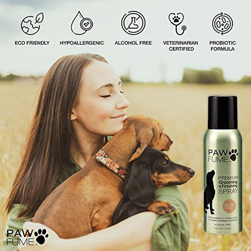 PAWFUME Premium Grooming Spray Dog Spray Deodorizer Perfume For Dogs - Dog Cologne Spray Long Lasting Dog Sprays - Dog Perfume Spray Long Lasting After Bath- Dog deodorizing Spray (Show Dog)…