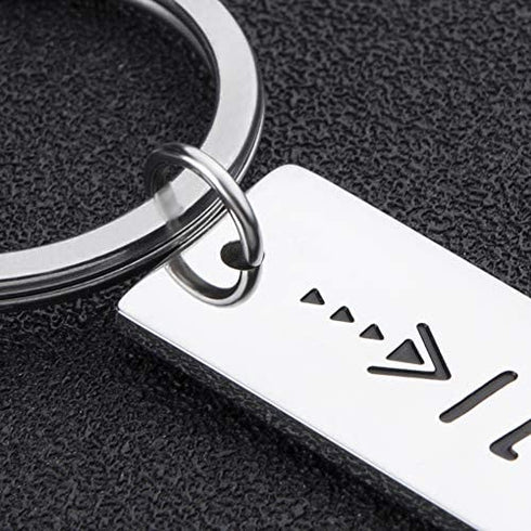 Aizza Beata I Love You 3000 Keychain Gifts for Boyfriend Girlfriend Birthday Valentine Wedding Anniversary for Husband Wife Hubby Fans Christmas 2023 Graduation for Women Men Stocking Stuffer