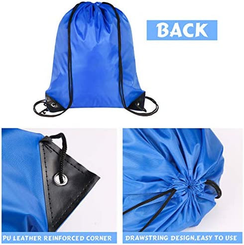 Zaleny Superhero Drawstring Backpacks Super Hero Sack Cinch Bags Theme Party Favors Supplies Pack of 6 for Boys