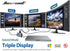 Hiearcool USB C Hub,USB-C Laptop Docking Station,11 in 1 Triple Display Type C Adapter Compatible for MacBook and Windows(2HDMI VGA PD3.0 SD TF Card Reader Gigabit Ethernet 4USB Ports)