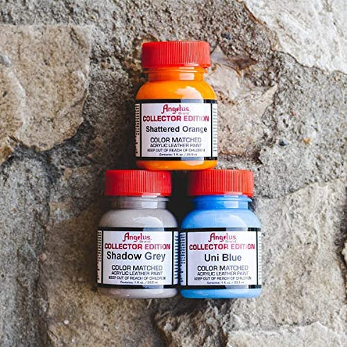 Angelus Brand Leather/Vinyl Paint/Dye Waterproof Collector Edition 1 oz