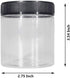 8oz Plastic Jars With Lids, Airtight Container for Food Storage, Clear Plastic Jars Ideal For Dry Food, Peanut Butter, Honey Jam,Cosmetics, Cream, Bathroom and Storage(set of24)