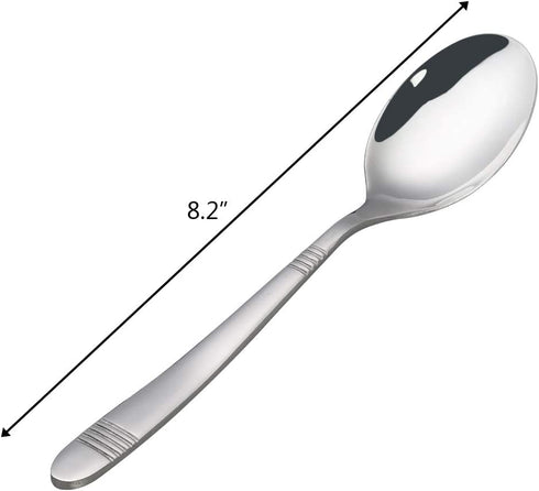 Callyne 12-Piece Stainless Steel Kitchen Dinner Spoon