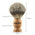 Shaving Brush, Handmade Pure Badger Hair Brush with Natural Manchurian Ash Wood Handle for Men Traditional Wet Shaving