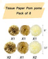 MEYSIMOON Bachelorette Party Decorations Kit Bridal Shower Supplies Gold Kit Ring Balloons,Gold Glitter Sip Sip Banner,Swirl,Paper Pom Poms,Bride to Be Sash for Hens Party Decoration