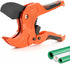 AIRAJ PVC Pipe Cutter to Cutting 1-3/4'' (42mm) PEX,PVC,PPR Plastic Pipes,Ratcheting PVC Pipe Cutter with SK5 Steel Blade & Ergonomic Handle,Plastic PVC Cutter Suitable for Home Working and Plumber