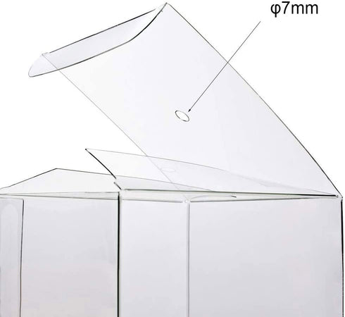 Clear Candy Apple Boxes With Hole Top | 4inch x 4inch x 4inch