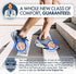 Dr. Frederick's Original Metatarsal Pads Plus - 25% More Cushioning - 4 Pieces - Foot Pads for Women & Men