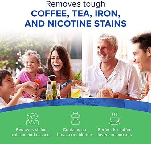 Smile Again Denture Cleaner (90 Days), Dental Cleaner for Retainer, Denture & Nightguard, Fights Coffee and Smoker Stains for a Fresh Mouth -3 Month Supply for Bright Dentures