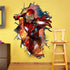 ZI XIN Superhero Wall Stickers Iron Man Wall Decals Excellent Vinyl Wall Decor for Boys Room Living Room (Size 35.4 x 23.6 inch)