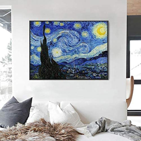 Diamond Painting Kits Van Gogh for Adults,Diamond Art Kits Full Drill Canvas Art Picture for Home Wall Decor?Starry Night?