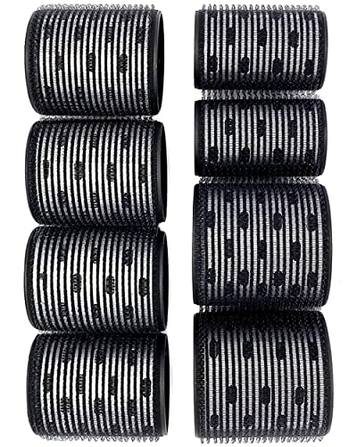 Kitsch Ceramic Thermal Hair Rollers - Salon Quality Hairdressing Curlers - Pack of 8 Assorted Size Self Grip Hair Curlers Create Waves and Curls DIY Hairstyle Ideal for Holiday Gift