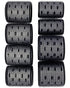 Kitsch Ceramic Thermal Hair Rollers - Salon Quality Hairdressing Curlers - Pack of 8 Assorted Size Self Grip Hair Curlers Create Waves and Curls DIY Hairstyle Ideal for Holiday Gift