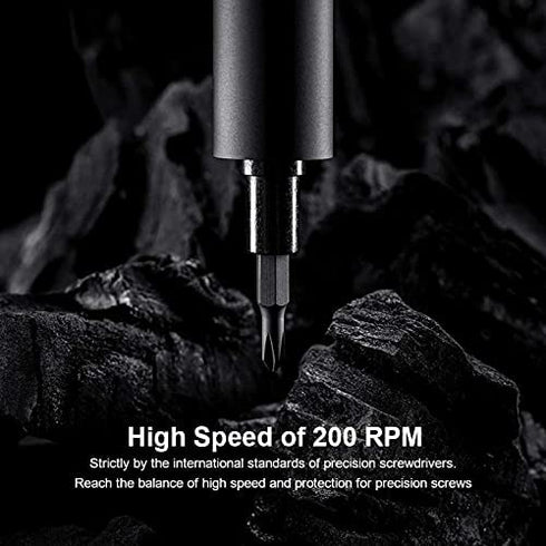 Wowstick SD 23 in 1 MINI Electric Screwdriver, Electric precision screwdriverAutomatic and Manual Mixed Power 3 Shadowless LED Lights Rechargeable Battery Cordless Screwdriver Repair Tool Kit