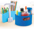 Learning Resources Create-a-Space Storage Mini Center - Blue, Classroom Craft Keeper, Maker Space, Small Space Storage, Teacher Organizer, Home School Accessories, 4 Piece Set