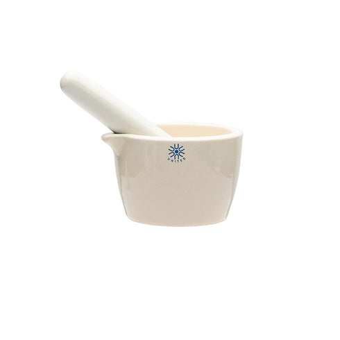 United Scientific JMD070 Porcelain Mortar & Pestle Set, 70mL, White