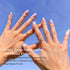 Glamnetic Press On Nails - Wild Card | Opaque UV Finish Short Pointed Almond Shape, Reusable Pastel Nails in 12 Sizes - 24 Nail Kit with Glue