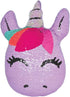 iscream Sweet Unicorn 7.5" x 9.5" Reversible Sequin Soft Fleece Back Mini Pillow