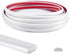 Art3d 10 Ft Peel and Stick Trim for Backsplash Tile Edge, Self-Adhesive Liner for Corner Decor in White