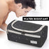Pantheon Men's Toiletry Bag - Travel Toiletry Bag Wash Bag Hanging Dopp Kit Shaving Kit for Bathroom Shower - Mens Travel Bag Hanging Toiletry Organizer Toiletry Kit for Traveling (Black)
