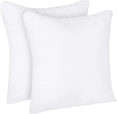 Utopia Bedding Throw Pillows Insert (Pack of 2, White) - 20 x 20 Inches Bed and Couch Pillows - Indoor Decorative Pillows
