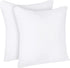 Utopia Bedding Throw Pillows Insert (Pack of 2, White) - 20 x 20 Inches Bed and Couch Pillows - Indoor Decorative Pillows