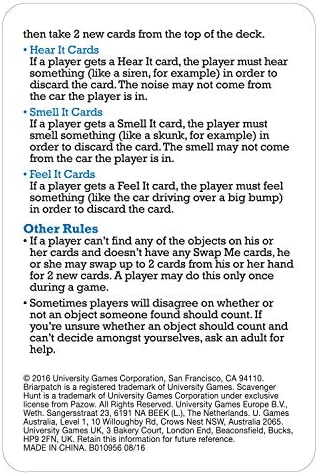 Briarpatch Travel Scavenger Hunt Card Game for Kids, Activities for Family Vacations, Road Trips and Car Rides, Ages 7 and Up