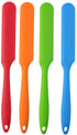 4pcs Silicone Spatula Set Heat Resistant Cake Cream Butter Spatulas Mixing Batter Scraper Non-Stick Flexible Baking Cooking Tool 4 Colors (multicolor)