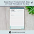 To Do List Notepad by ScribeTime Goods - Things To Do Notepad - Daily To Do List Planner - To Do Planner - Daily Planner Notepad - Made in the USA - Checklist Notepad - Task Pad - 6" x 9", 50 pages