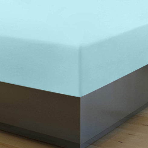 Utopia Bedding Queen Fitted Sheet - Bottom Sheet - Deep Pocket - Soft Microfiber -Shrinkage and Fade Resistant-Easy Care -1 Fitted Sheet Only (Spa Blue)