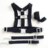 Baby Buddy Deluxe Safety Harness, Secures Babies 9 Months Old Through Toddler 4 Years Old, Keeps Child Safely at Your Side, Attaches to Stroller, Shopping Cart, or Booster Seat, Black, 4 Piece Set