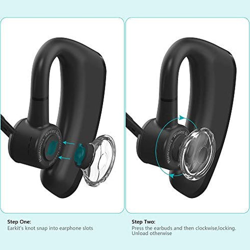 Wiki VALLEY 3X Earpieces for Plantronics Voyager Legend Eartip Kit,Plantronics Voyager 5200 5220 5210 Bluetooth Headset Foam Covers-Large Medium Small
