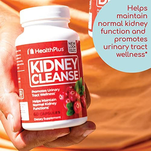 Health Plus Kidney Cleanse, 60 Capsules, 30 Servings