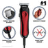 Wahl T-Pro Corded Compact Beard Trimmer with Diamond Finished T Blade for Bump Free Precision Outlining, Detailing, Trimming, and Shaving - Model 9307-300