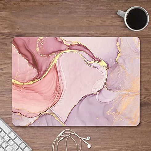 Fancity Case Compatible with MacBook Air 13 Inch 2017, Model A1466 A1369 Hard Plastic Cover Matte Protective Case with Keyboard Cover for Old 2010-2017 Air 13.3 Inch Without Touch ID, Pink Marble
