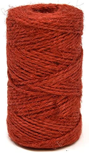Christmas Baker’s Jute Twine, 3 Rolls of Red, Green and Natural Holiday Decorative String for Arts 'n' Crafts, Packing, Wrapping and Party Supplies, 450 Feet by Gift Boutique