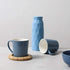 DOWAN Coffee Mugs Set, 18 OZ Large Coffee Mug Set of 6, Ceramic Mugs with Large Handle for Coffee Tea Cocoa, Dishwasher Safe, Chip-free, Lead-Free, Ideal Gift for Morning, Airy Blue