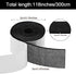 2 Packs Felt Furniture Pads Heavy Duty Felt Strip Roll with Adhesive Backing Adhesive Felt Tape for Protecting Hardwood Floors Chair Wall Protector(120 x 2 x 0.12 Inch,Dark Brown)