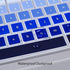 Keyboard Cover for HP 14 inch Chromebook / HP Chromebook 14-db 14-ca 14-ak 14-ca061dx 14-ca064dx / HP Chromebook 14 G2 G3 G4 G5 Keyboard Protector Skin, Gradual Blue