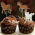 48 Pieces Horse Cupcake Toppers Horse Racing Cake Toppers Equestrian Themed Birthday Party Decorations for Birthday Party Cake Decorations