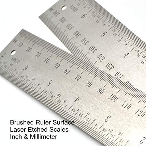 GemRed 82305 Digital Angle Finder Protractor (Stainless steel, 7inch/200mm) (Black Button)