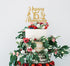 Gold Glitter Happy 15th Anniversary Cake Topper for Wedding Anniversary/Anniversary Party/Happy Birthday Party Decorations