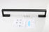 TocTen Bath Towel Rack - Square Base Thicken SUS304 Stainless Steel Towel Bar for Bathroom, Bathroom Bar Accessories Towel Rod Heavy Duty Wall Mounted Towel Holder (Matte Black, 12 Inch)