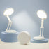 ONEFIRE Desk Lamp Kids Desk Lamp Small Desk Lamp, 8 Brightness Desk Lamps Office Portable & Foldable, Cute Desk Lamp White Desk Lamp Study Lamp, Battery Operated Lamp Rechargeable Lamp Cordless Lamp