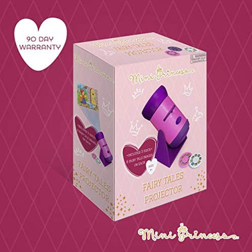 Mini Princess Fairy Tales Light Projector | Girls Toy Flashlight for Kids and Toddlers | 24 Images on 3 Discs