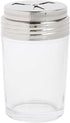 Norpro Shaker Cup Glass Adjustable Pizzeria Style Pepper/Salt/Cheese/Spice 5.25"
