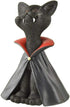 Whimsical Black Cat Vampire Dracula Figurine Cute Collectible - Happy Cat Collection - Halloween Decoration, Cat Lover Gifts for Women, Cute Cat Gifts, Cat Lover Gifts, Cat Desk Decoration